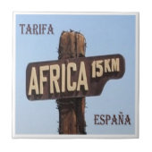 zES134 TARIFA 15,oo kmsアフリカ,スペイン, タイル (正面)