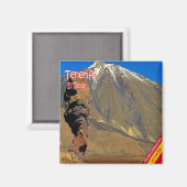 zES136 EL TEIDE Tenerife，スペイン，冷蔵庫 マグネット (正面/裏面)