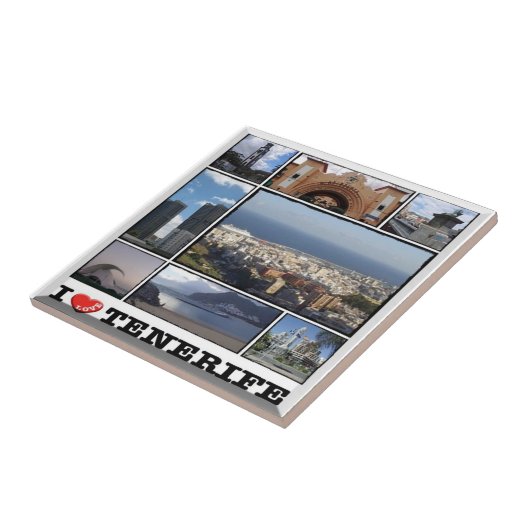 zES141 TENERIFE Santa Cruz "I Love", タイル (側面)