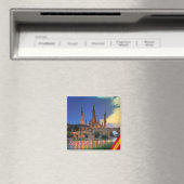 zES150 ZARAGOZAパノラマ，スペイン，冷蔵庫 マグネット (インサイチュ (食洗機))