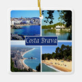 zES153コスタブラバスペイン， セラミックオーナメント (正面)