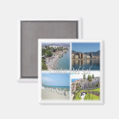 zES156 COSTA DEL SOL，スペイン，冷蔵庫 マグネット (正面/裏面)