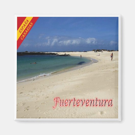zES160 FUERTEVENTURA playa el Cotillo、冷蔵庫 マグネット (正面)
