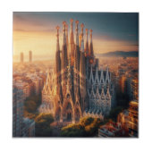 zESa13 BARCELONA Basilica Sagrada Familia, タイル (正面)