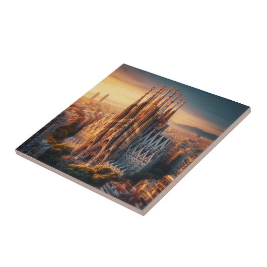 zESa13 BARCELONA Basilica Sagrada Familia, タイル (側面)