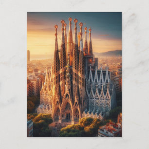 zESa13 BARCELONA Basilica Sagrada Familia, ポストカード
