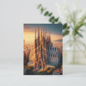 zESa13 BARCELONA Basilica Sagrada Familia, ポストカード (スタンド正面)