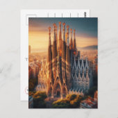zESa13 BARCELONA Basilica Sagrada Familia, ポストカード (正面/裏面)