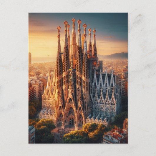 zESa13 BARCELONA Basilica Sagrada Familia, ポストカード (正面)