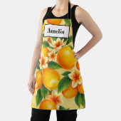 Zesty Citrus & Blossom Kitchen Apron エプロン (インサイチュ)