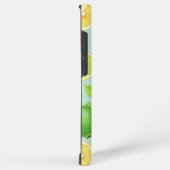 Zesty Lemon and Lime Fruit Pattern phone case Samsung Galaxyケース (右側面)