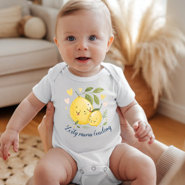Zesty Mama Loading Lemon Citrus Amalfi Sweetie  ベビーボディスーツ