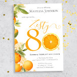 Zesty Orangeおもしろい80th Birthday Party Invitation 招待状<br><div class="desc">Zesty Orangeおもしろい80th Birthday Party Invitation.熱烈なオレンジの大人のマイルストーンの誕生日パーティーテーマであなたのお祝いを点火！活気と活気に満ちたデザインは、おもしろいが満たされた集まりのステージを設定する。自分のカスタムマイルストーンお気に入りのお祝いにtouchを追加し、自分の写真を組み込んで自分の体験をパーソナライズすユニークる。オレンジ色の千々とアクセントよくはしゃぐに、すべての詳細は喜びと興奮を醸し出し、このテーマは熱心な雰囲気であなたの誕生日のbashを注入することを約束し、誰もが耳から耳まで笑みを浮かべるだろう。愛する人と一緒に忘れられない思い出を作り出す最高の楽しみを受け入れる準備をしなさい！</div>
