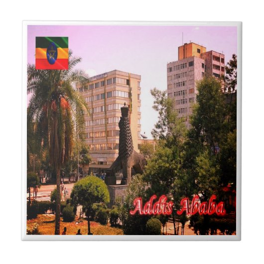 zET003 ADDIS ABABA、高層建物、 タイル (正面)