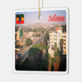 zET004 ADAMA，エチオピア，アフリカ， セラミックオーナメント (左)