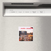 zET006 ADDIS ABEBA、バストリングセンター、冷蔵庫 マグネット (インサイチュ (食洗機))