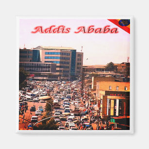 zET006 ADDIS ABEBA、バストリングセンター、冷蔵庫 マグネット