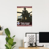 ZETAポスター – ヘリコプター ポスター (ホームオフィス)