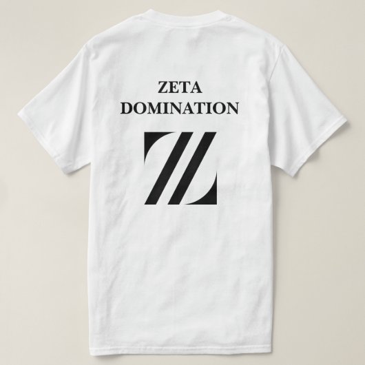 Zeta Division Tshirt Tシャツ (デザイン裏面)