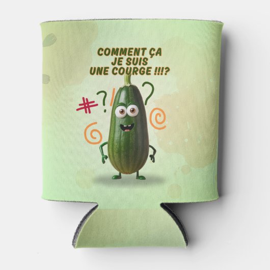 Zettie la courgette 缶クーラー (正面)