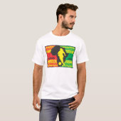 Zetuzakele著アフリカ-アフリカ2010年のためのアフリカ Tシャツ (正面フル)