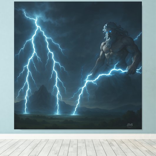 ZEUS キャンバスプリント (インサイチュ (ウッドフロア))