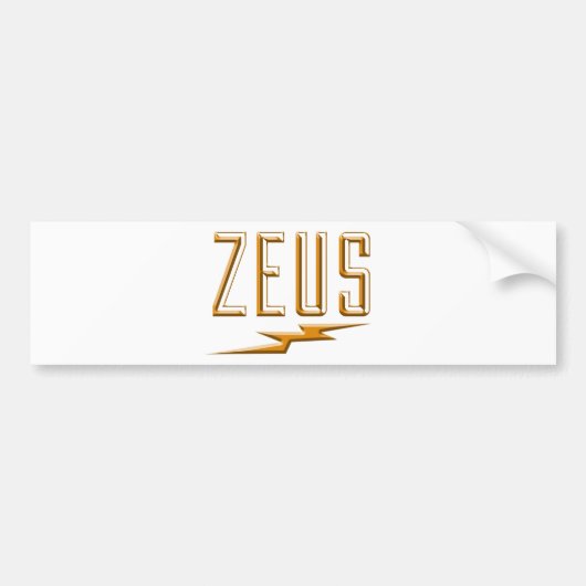 Zeus バンパーステッカー (正面)