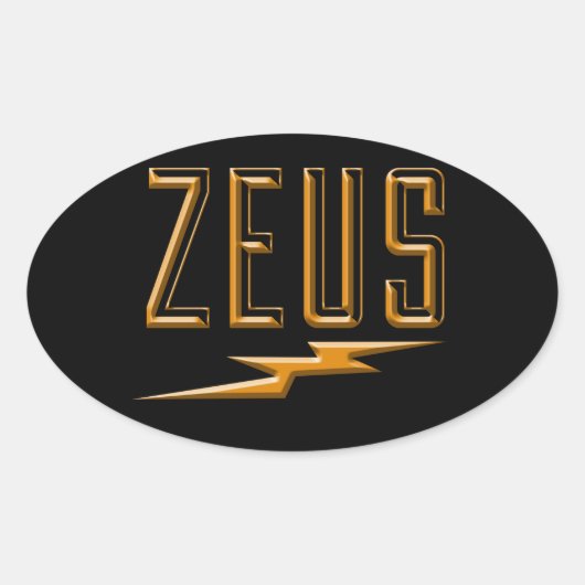 Zeus 楕円形シール (正面)