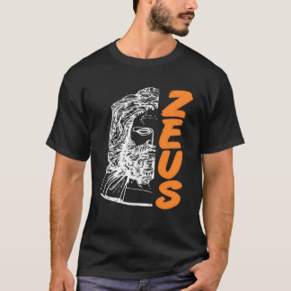 Zeus Greek God of Thunder Power Strength Olympus L Tシャツ