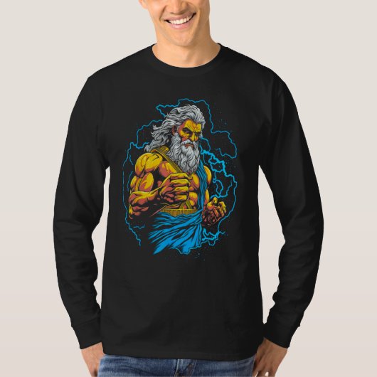 Zeus Greek Mythology Jupiter Tシャツ (正面)