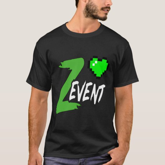 Zevent – 贈おもしろい与アイディアクラシックのTシャツ Tシャツ (正面)