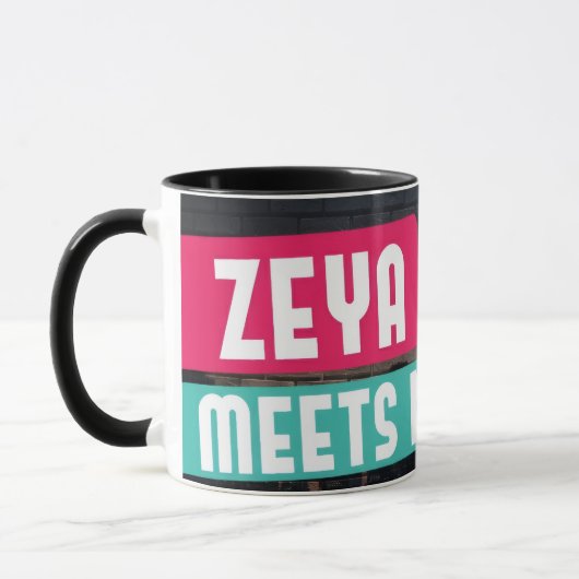 Zeya Meets NY Mug マグカップ (左)