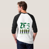 ZF5前部頭部(逆像) Tシャツ (裏面フル)