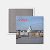 zFI004 HELSINKI HELSINGIN，フィンランド，冷蔵庫 マグネット (正面/裏面)