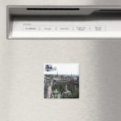 zFI006 HELSINKIパノラマ，フィンランド，冷蔵庫 マグネット (インサイチュ (食洗機))