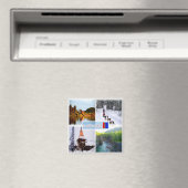 zFI010 LAPLAND LAKE INARI LAMMINTUPA SANTA CLAUS, マグネット (インサイチュ (食洗機))