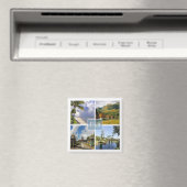 zFJ003 FIJI, Mosaic, Oceania,冷蔵庫 マグネット (インサイチュ (食洗機))