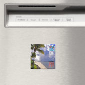 zFJ012 FIJI, DENARAU ISLAND，オセアニア，冷蔵庫 マグネット (インサイチュ (食洗機))