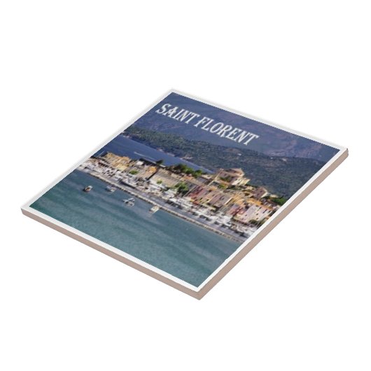 zFR009 SAINT FLORENT, Corsica Corse, タイル (側面)