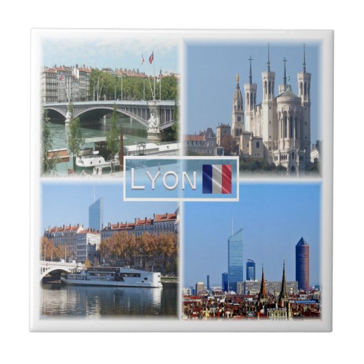 zFR019 LYON, Basilica De Fourviere,冷蔵庫 タイル (正面)