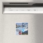 zFR021 CHAMON, Mont Blanc,冷蔵庫 マグネット (インサイチュ (食洗機))