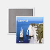 zFR024 FEMCAMP Harbor, Normandy，フランス，冷蔵庫 マグネット (正面/裏面)