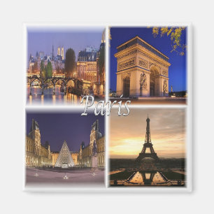 zFR030 PARIS、フランス、ヨーロッパ、冷蔵庫 マグネット