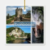 zFR033 DORDOGNE,フランス, セラミックオーナメント (裏面)