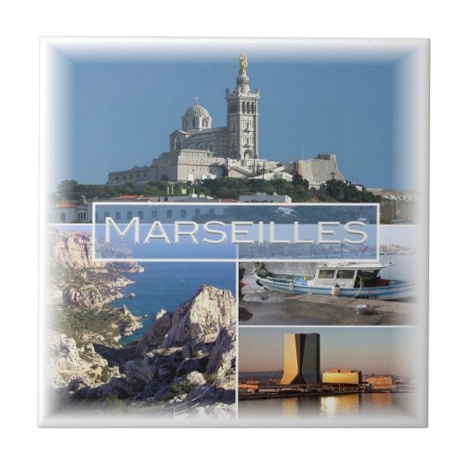 zFR037 MARSEILLES，フランス， タイル (正面)