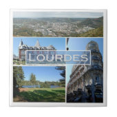 zFR039 LOURDES，フランス， タイル (正面)