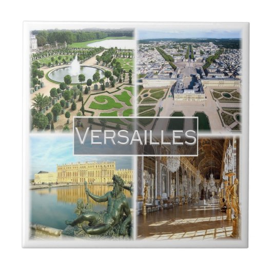 zFR042 VERSAILLES The Palace，フランス， タイル (正面)