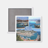 zFR044 NICE, Provence，フランス，冷蔵庫 マグネット (正面/裏面)