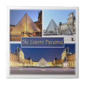 zFR047ルーヴル美術館，パリ，フランス， タイル (正面)