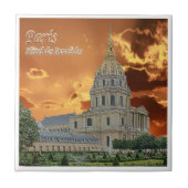 zFR058 PARIS Hotel des Invalides，フランス， タイル (正面)
